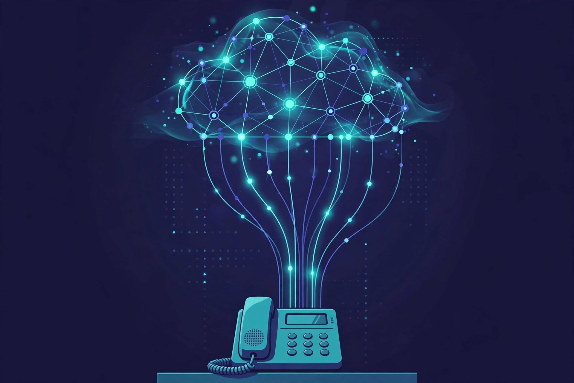 AI voice agent answering inbound business calls and routing callers inside the business contact center