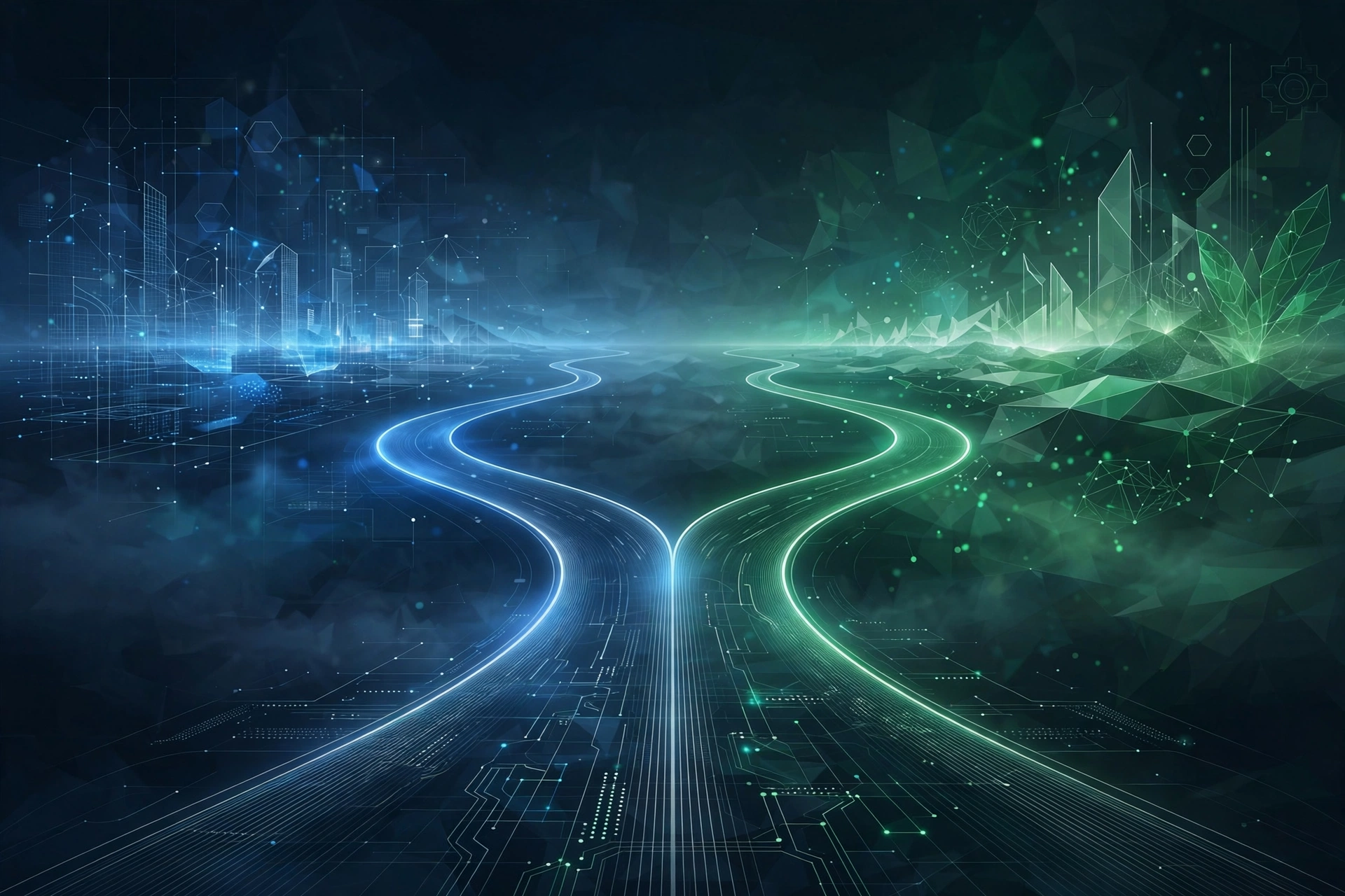 Choosing between web development frameworks: a glowing fork in the digital road