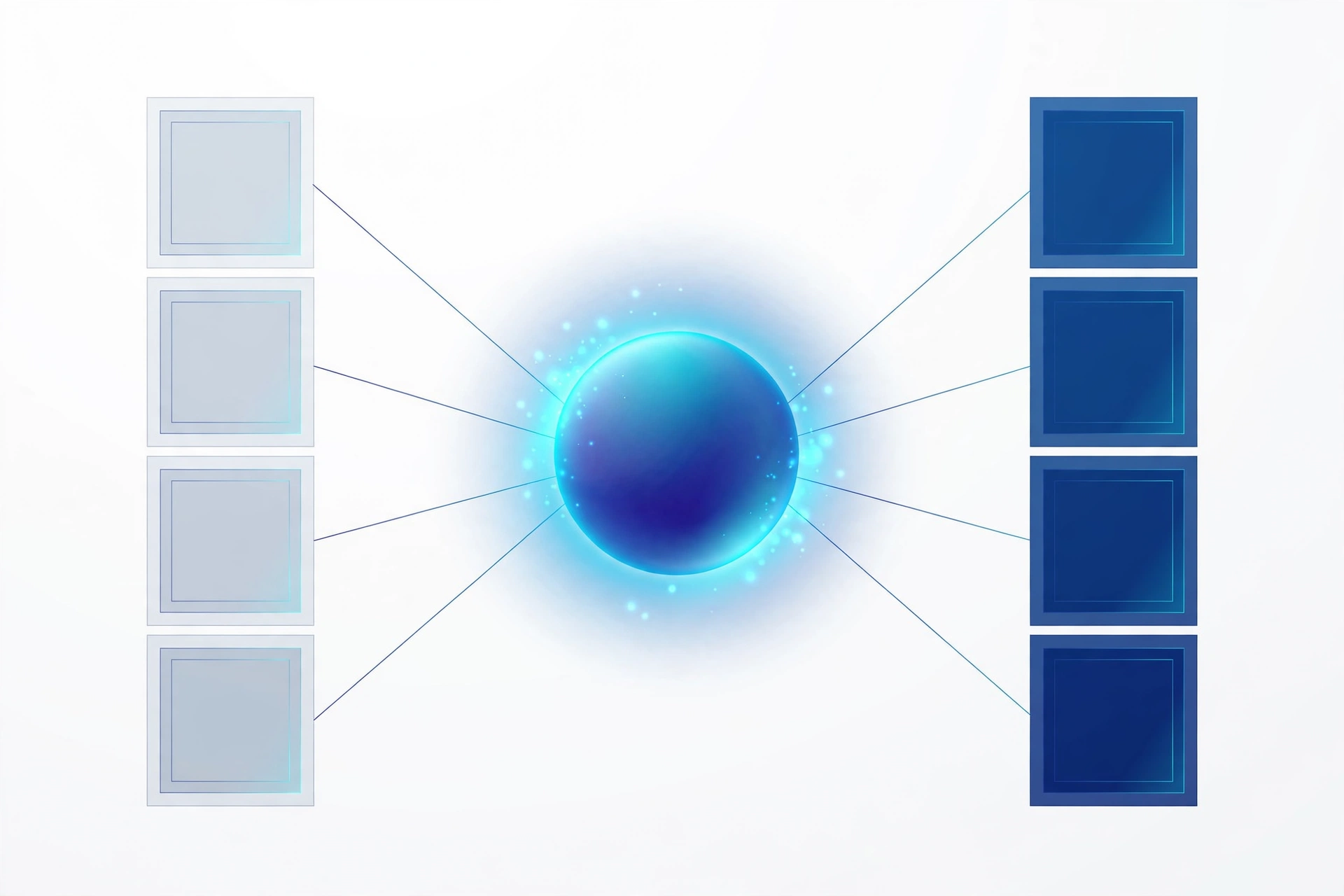 A single core colour token branching into light-mode and dark-mode variants, showing how semantic tokens repoint at different primitives